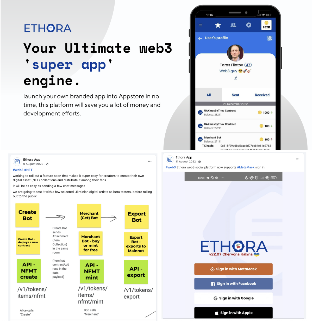Evolution of the Ethora app engine and web3 infrastructure