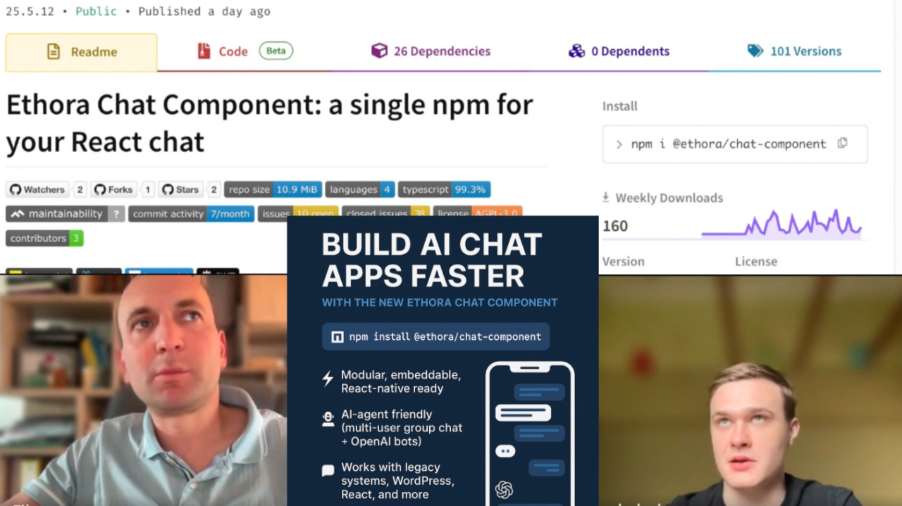 Ethora NPM chat component