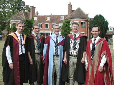 Taras Filatov at his PhD graduation