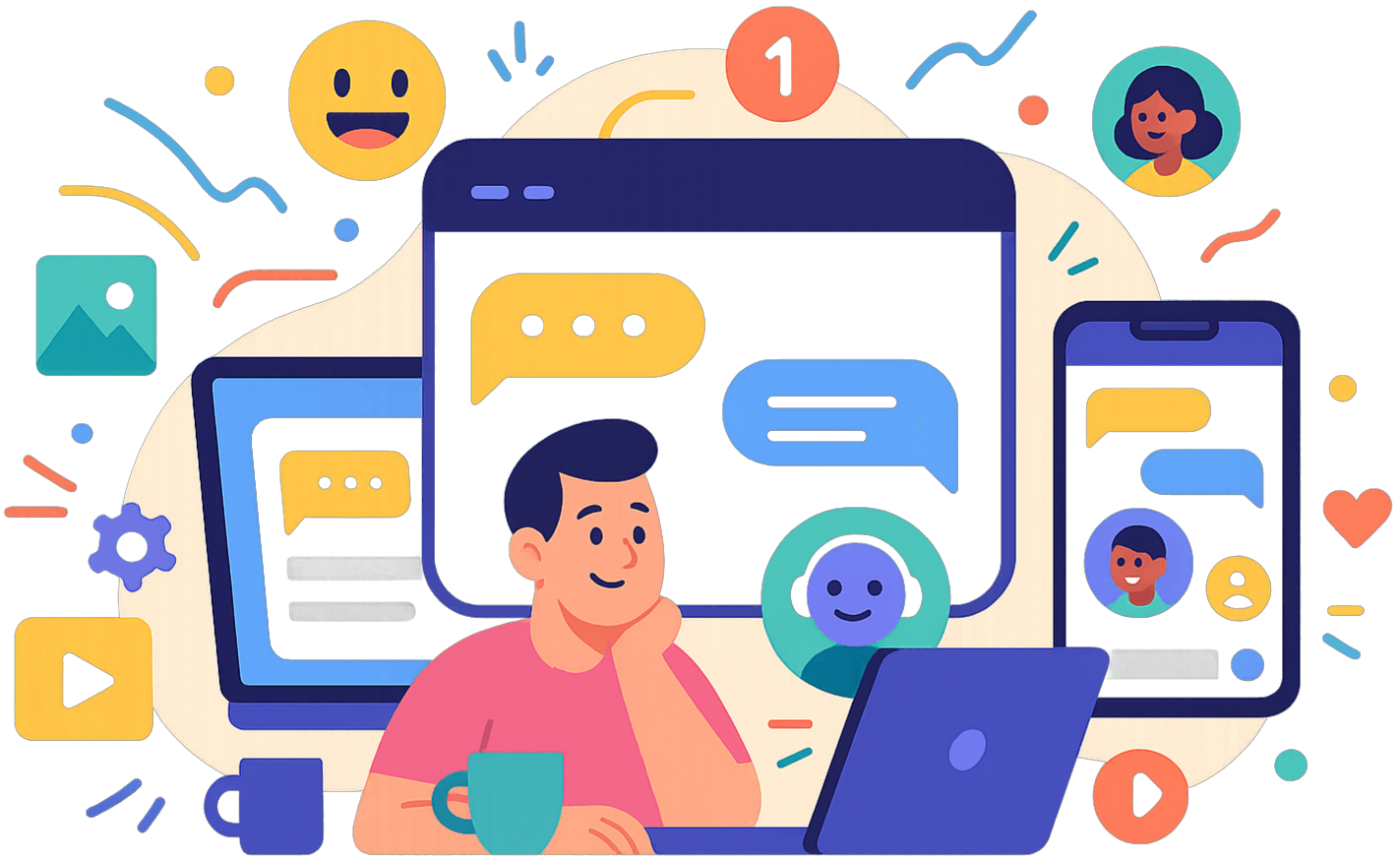 Ethora AI chat widget on a website, a LiveChat alternative where the AI agent answers first