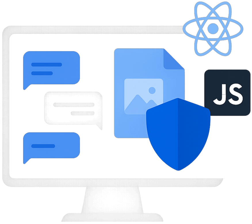 Ethora chat and documents wallet engine in a React web app