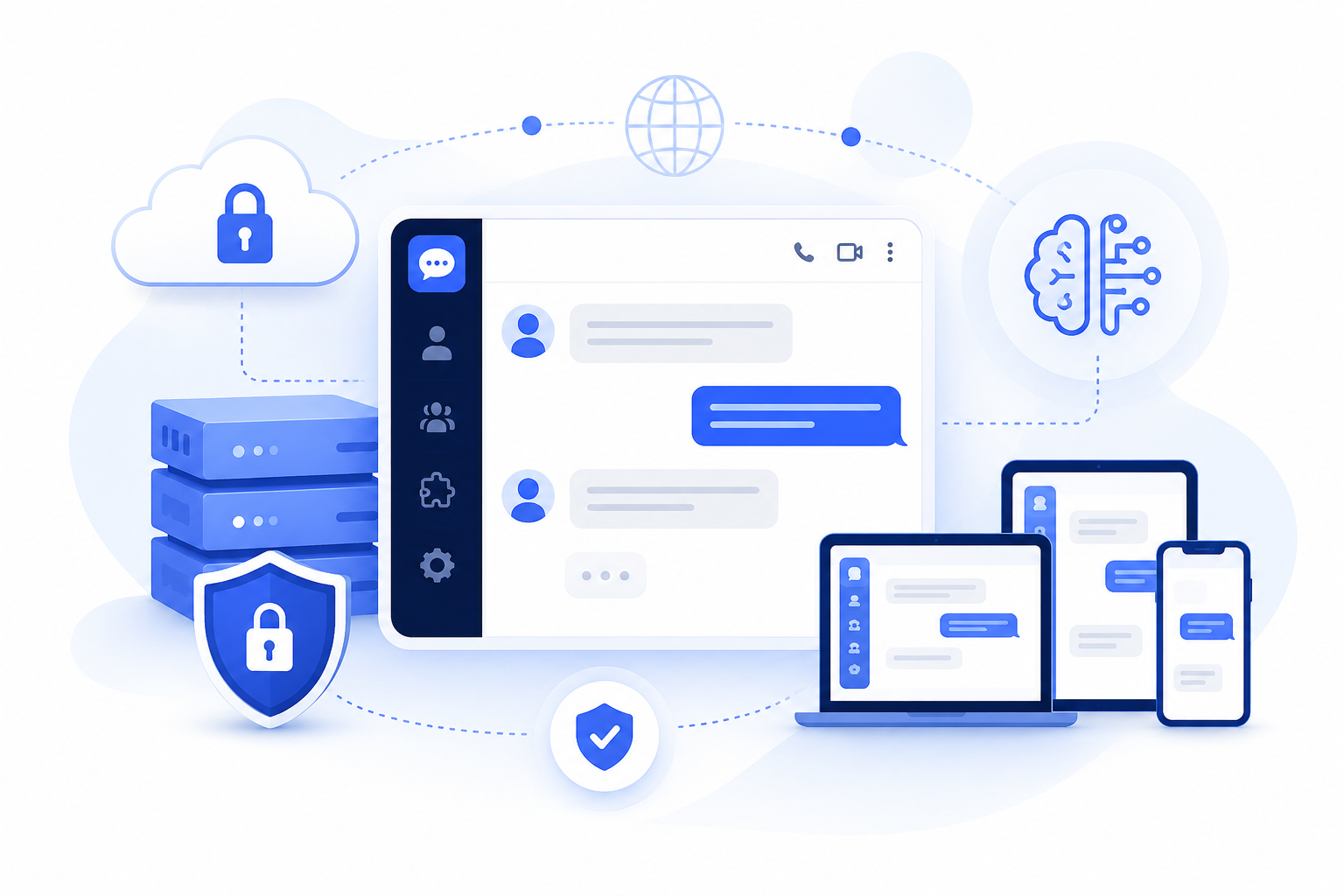 Ethora chat and AI bot UI — the self-hosted GetStream alternative