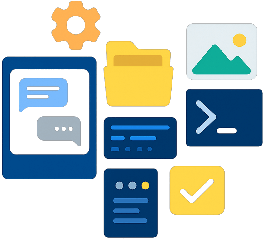 Starter flow for a JavaScript chat with a document wallet
