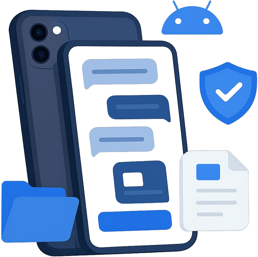 Android SDK documentation for real-time chat and file exchange
