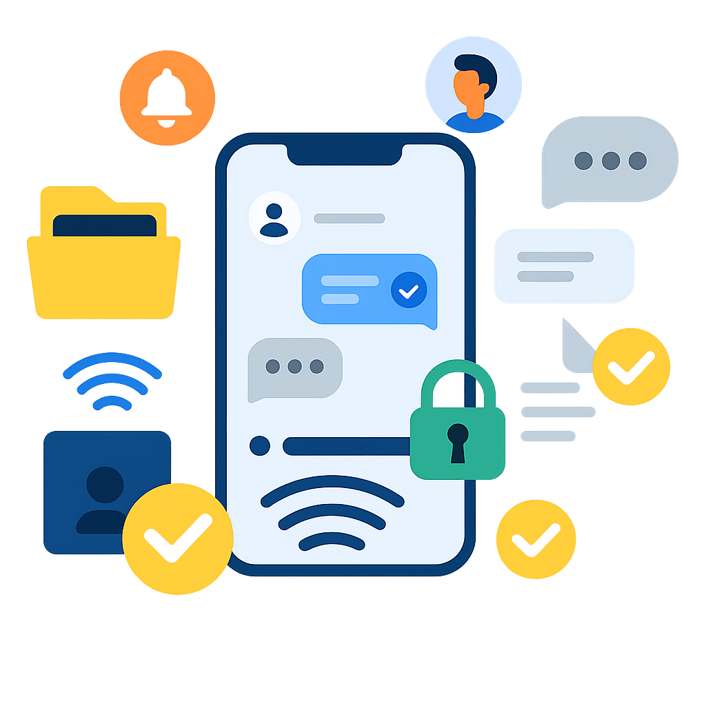 Most used chat and document features of the Ethora iOS SDK
