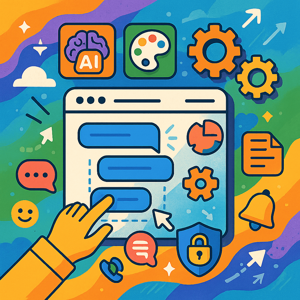 Low-code chat integration for LMS and education apps