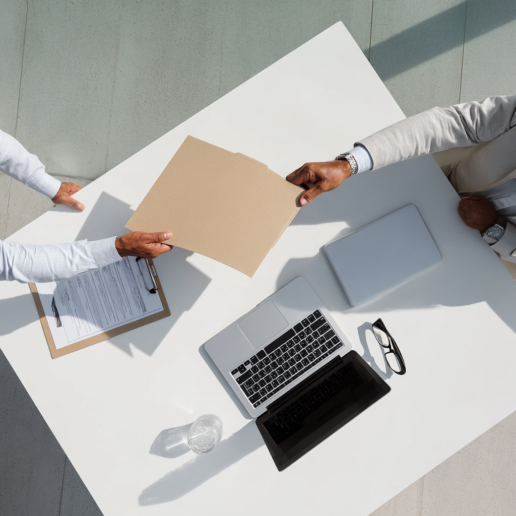 Secure document exchange for insurance claims