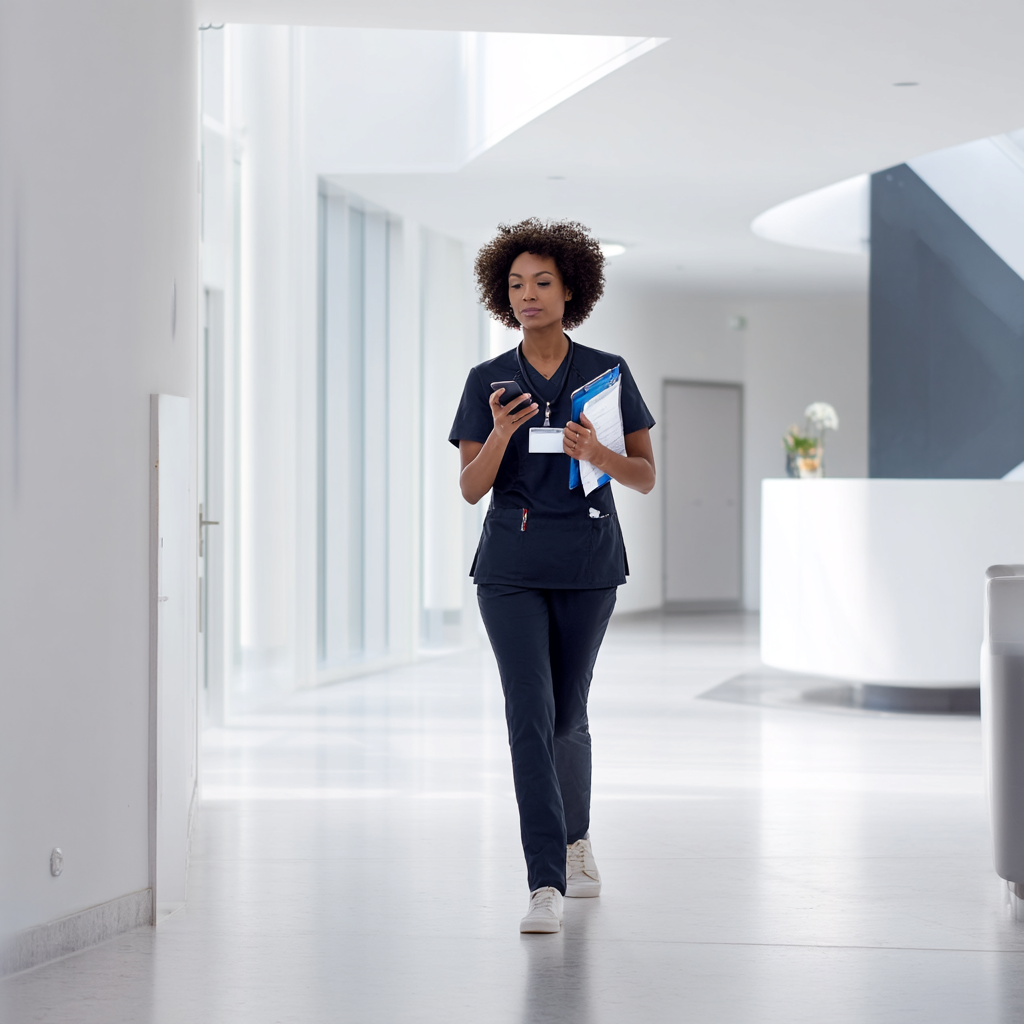 Push alerts from remote patient monitoring devices