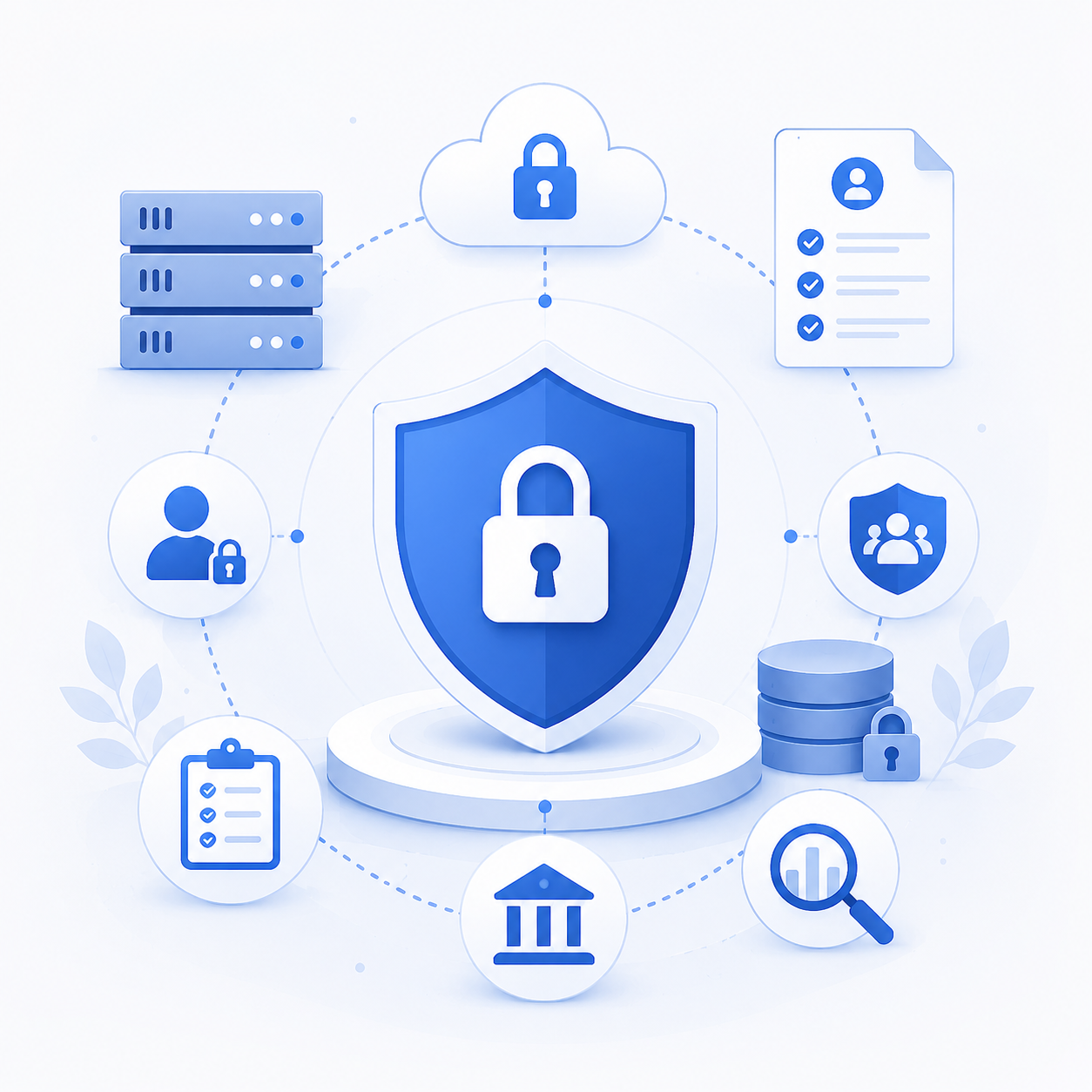 Encryption, audit logs, and data kept inside your own perimeter