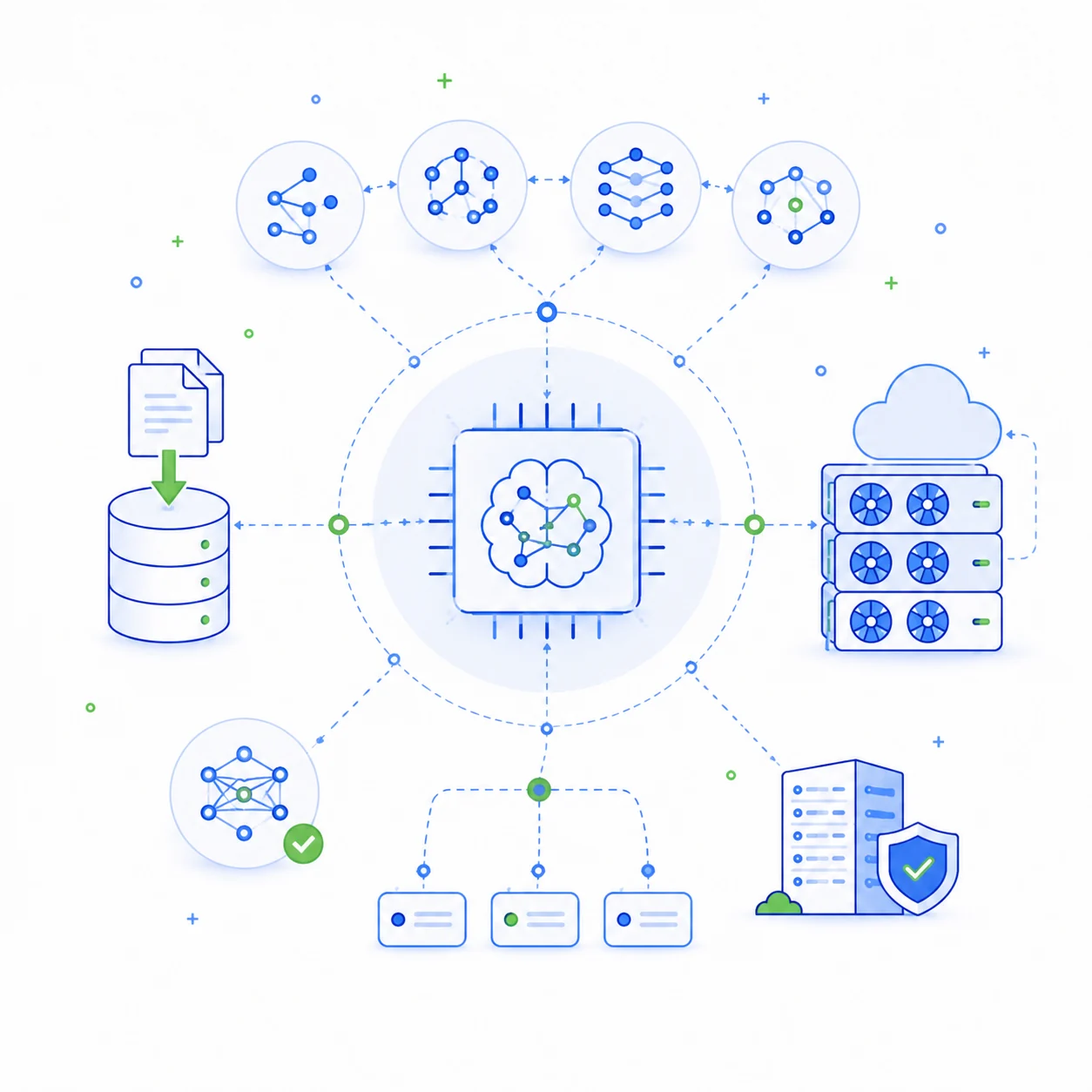 Configure and switch between open-source and commercial LLMs