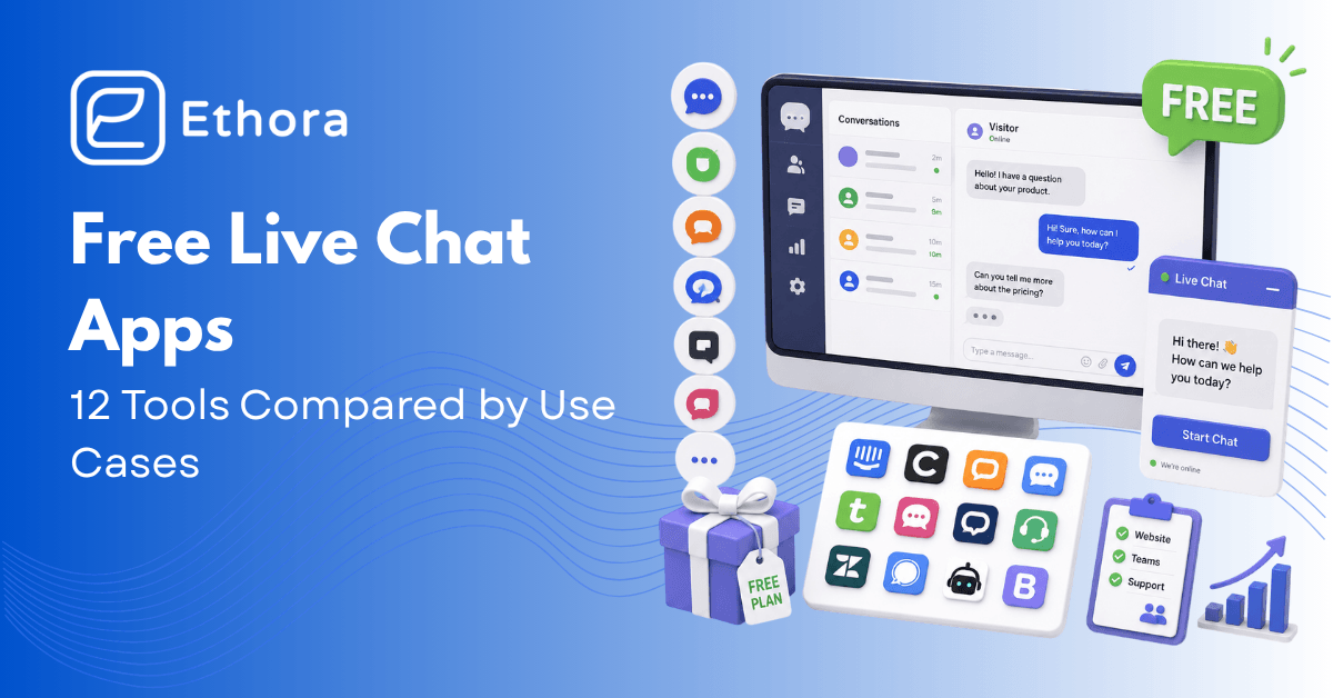 Free Live Chat Apps: 12 Tools Compared by Use Case, Free-Tier Limits, and Self-Hosting