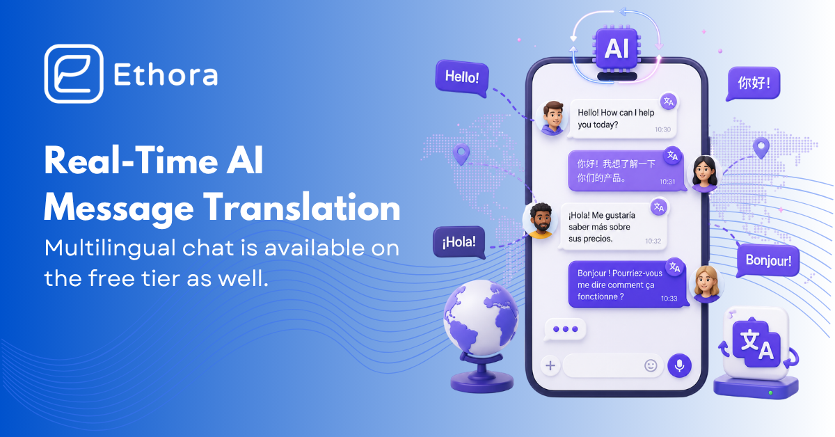 Real-Time AI Message Translation: Multilingual Chat in Ethora