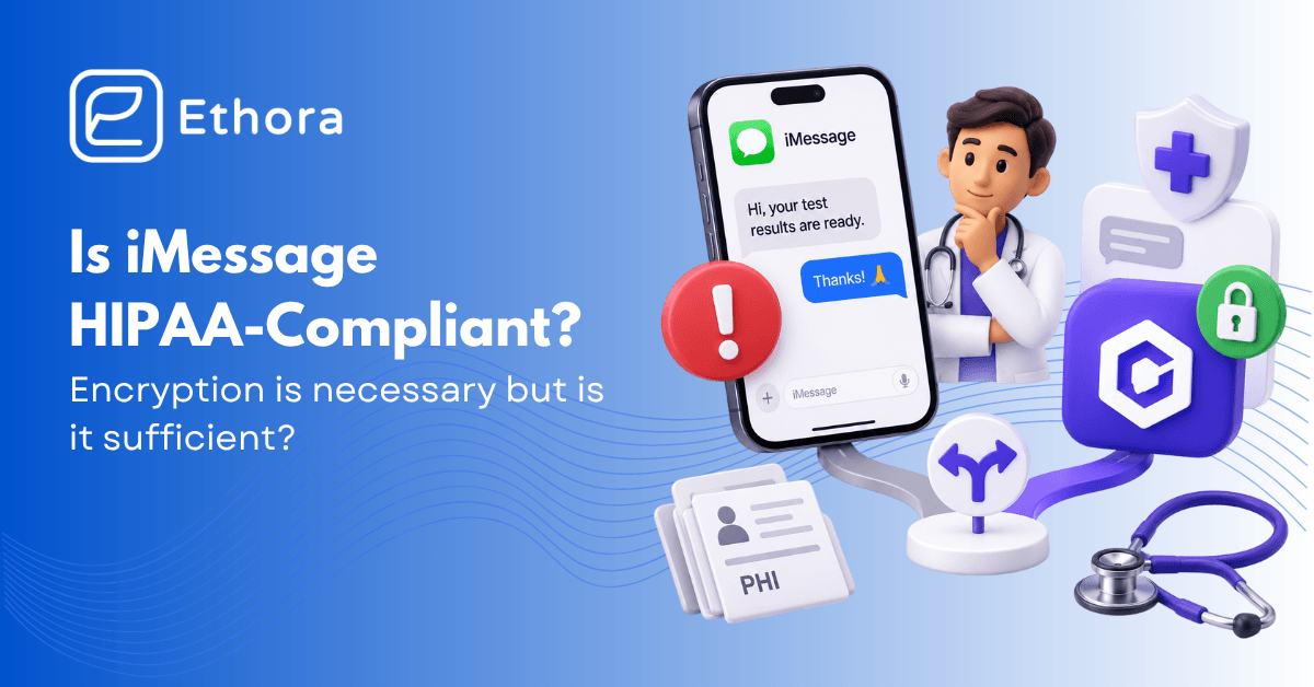 is iMessage hipaa compliant